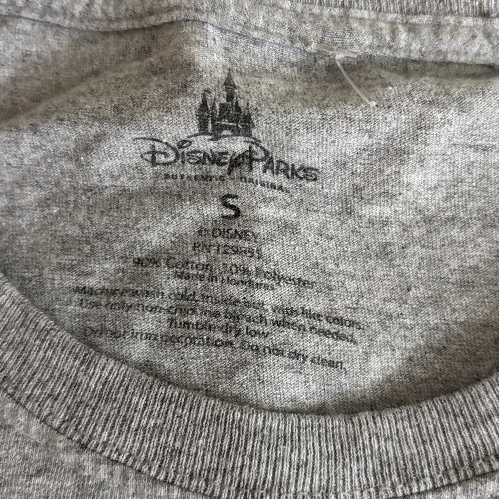 Disneyland 2019 Mickey Mouse Pluto Goofy Donald Graphic Tee Gray Size Small - Picture 6 of 7